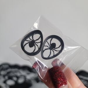 Black Spider Saddle Plugs 7/8" (22mm)